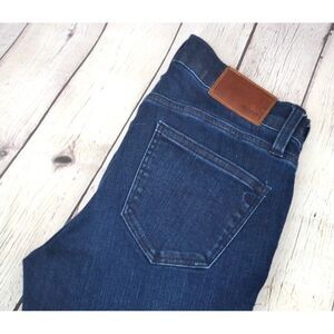MADEWELL Women's Skinny Skinny Denim Jeans SIZE 26 Dark Wash Zippered‎ Ankle